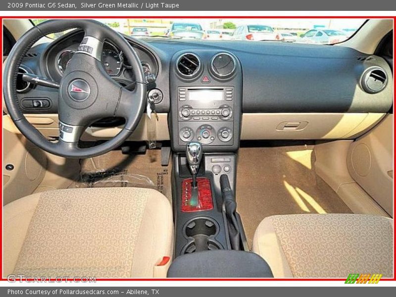Silver Green Metallic / Light Taupe 2009 Pontiac G6 Sedan