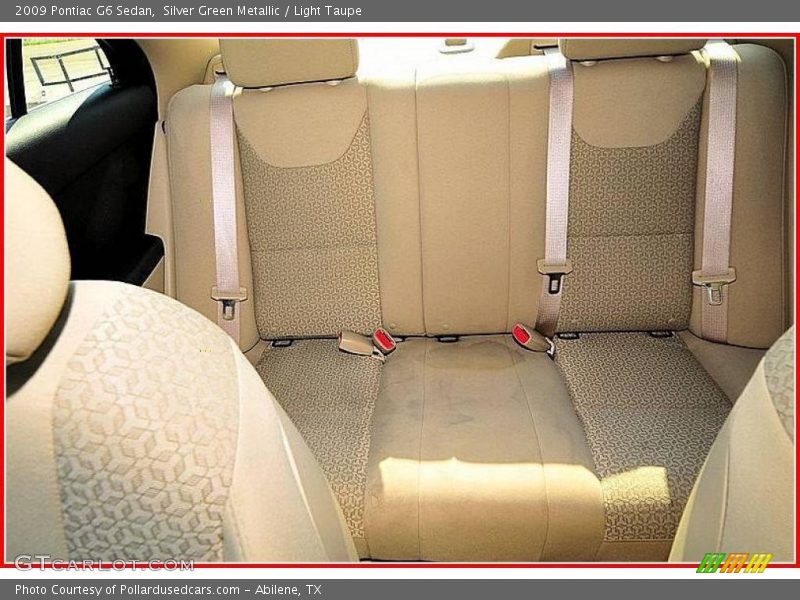 Silver Green Metallic / Light Taupe 2009 Pontiac G6 Sedan