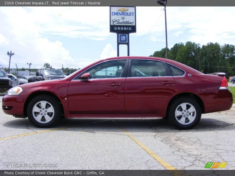 Red Jewel Tintcoat / Neutral 2009 Chevrolet Impala LT