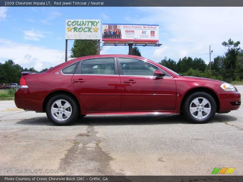 Red Jewel Tintcoat / Neutral 2009 Chevrolet Impala LT