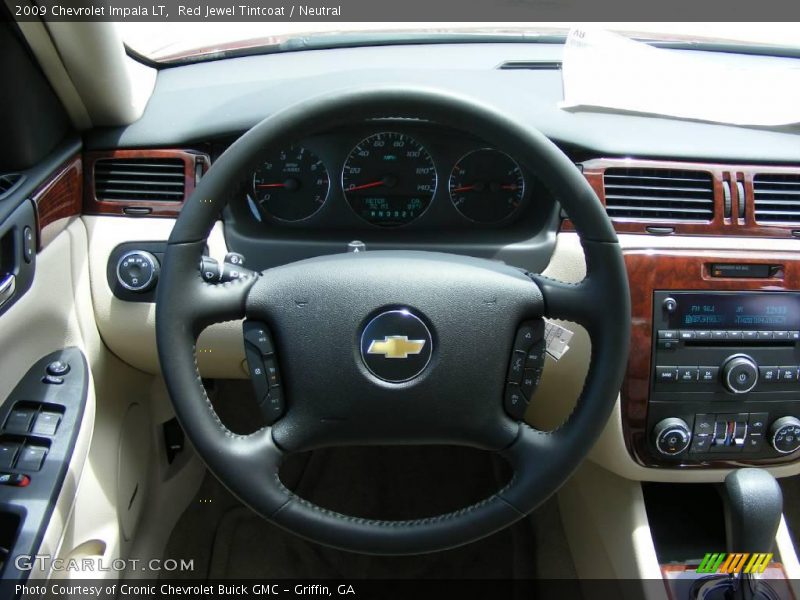 Red Jewel Tintcoat / Neutral 2009 Chevrolet Impala LT