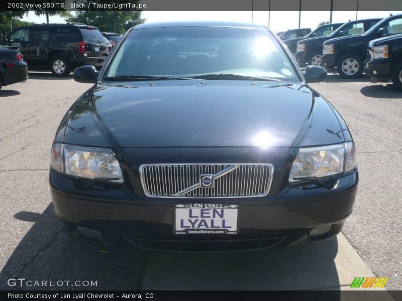Black / Taupe/LightTaupe 2002 Volvo S80 T6