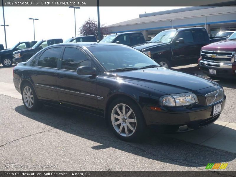 Black / Taupe/LightTaupe 2002 Volvo S80 T6