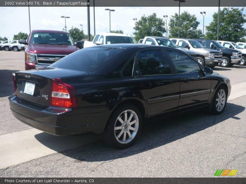 Black / Taupe/LightTaupe 2002 Volvo S80 T6