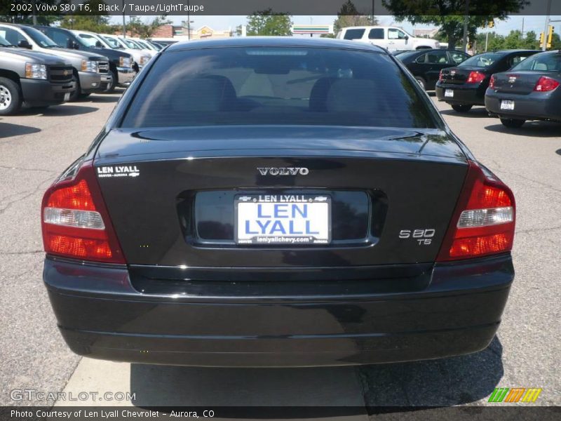 Black / Taupe/LightTaupe 2002 Volvo S80 T6