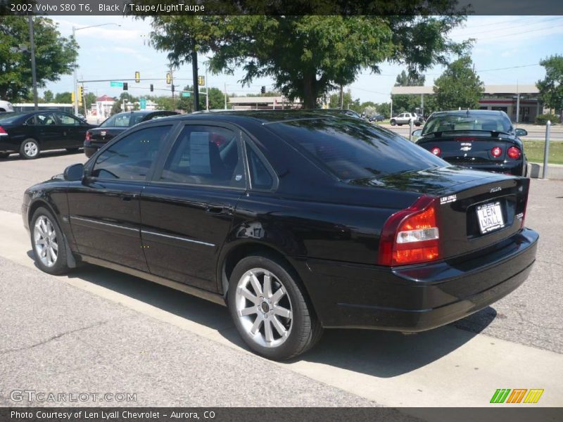 Black / Taupe/LightTaupe 2002 Volvo S80 T6