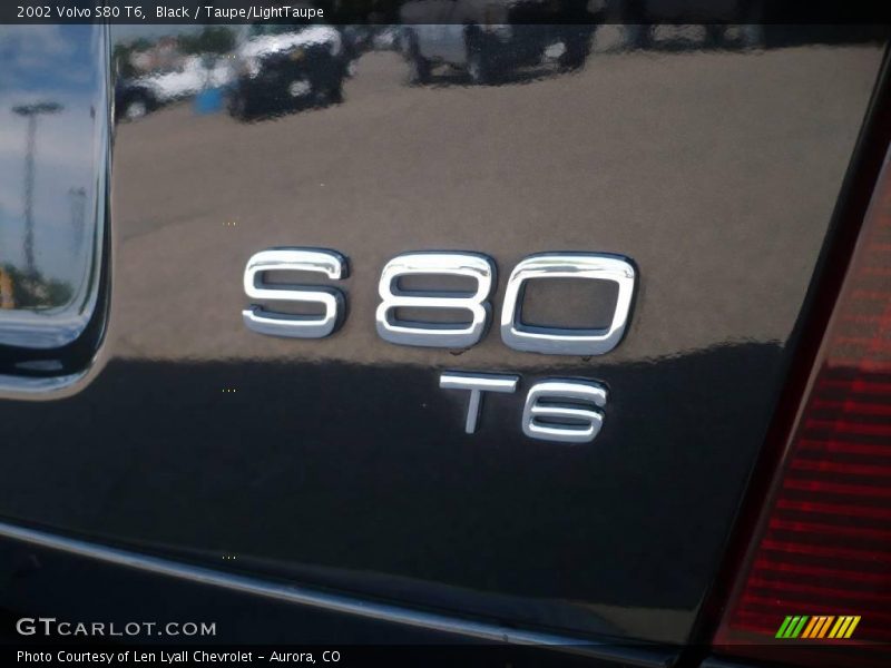 Black / Taupe/LightTaupe 2002 Volvo S80 T6