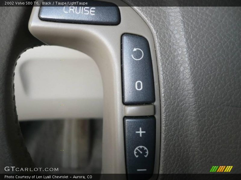 Black / Taupe/LightTaupe 2002 Volvo S80 T6