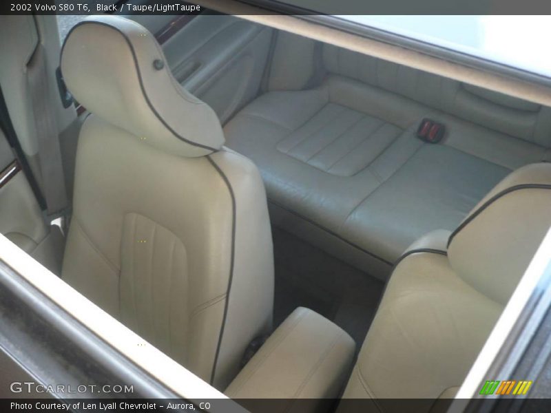 Black / Taupe/LightTaupe 2002 Volvo S80 T6
