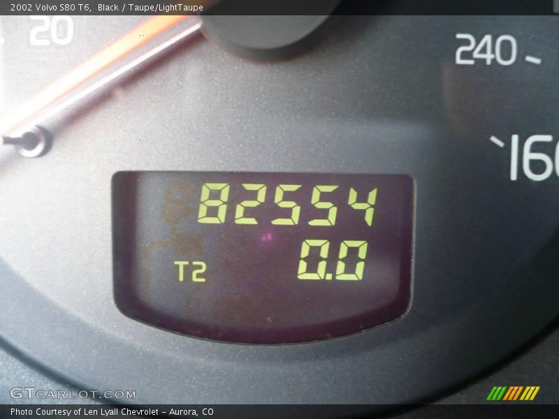 Black / Taupe/LightTaupe 2002 Volvo S80 T6