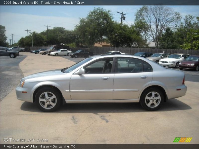 Titanium Silver Metallic / Gray 2005 Suzuki Verona EX