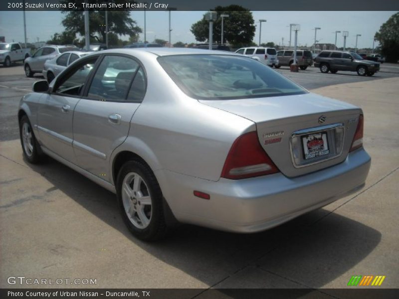 Titanium Silver Metallic / Gray 2005 Suzuki Verona EX