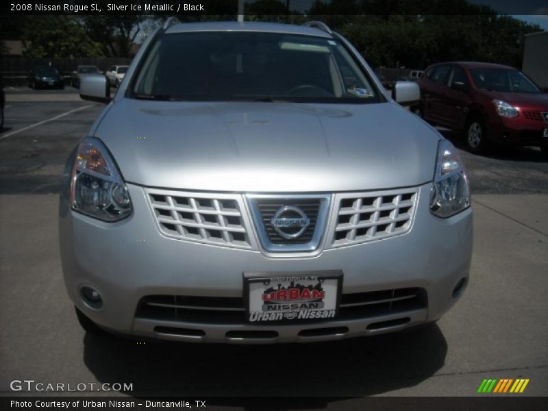 Silver Ice Metallic / Black 2008 Nissan Rogue SL