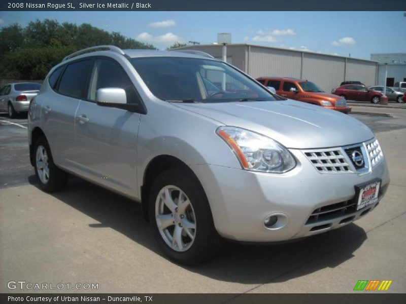 Silver Ice Metallic / Black 2008 Nissan Rogue SL