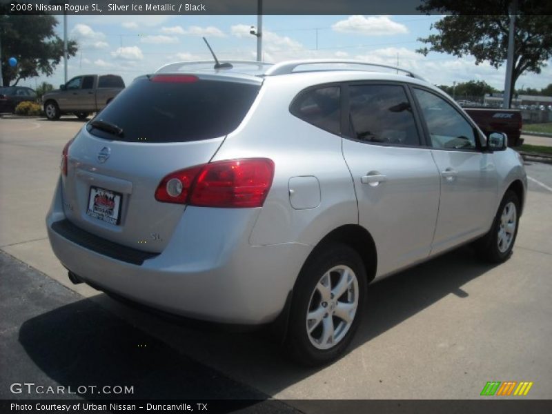 Silver Ice Metallic / Black 2008 Nissan Rogue SL