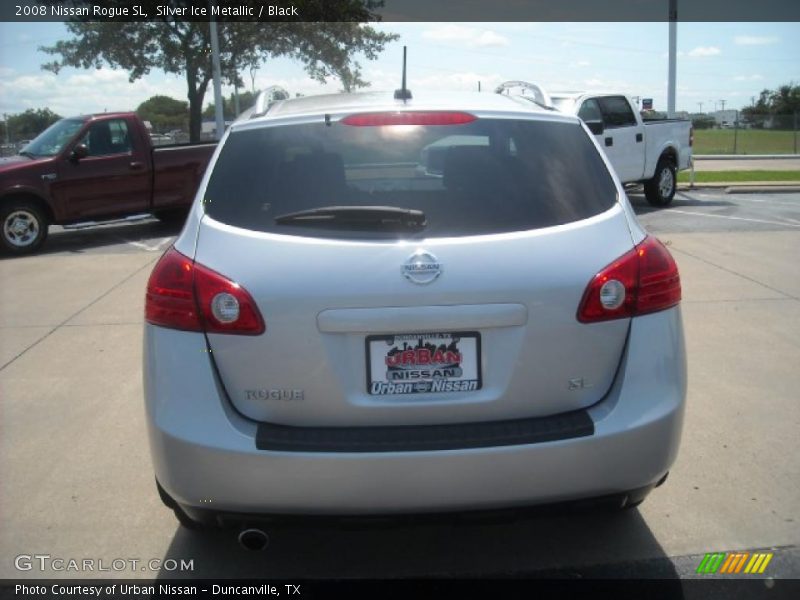 Silver Ice Metallic / Black 2008 Nissan Rogue SL