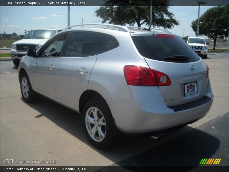 Silver Ice Metallic / Black 2008 Nissan Rogue SL