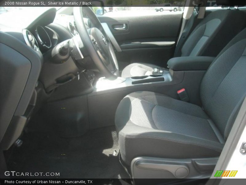 Silver Ice Metallic / Black 2008 Nissan Rogue SL