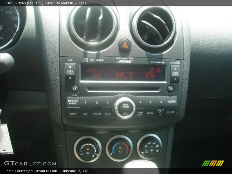 Silver Ice Metallic / Black 2008 Nissan Rogue SL