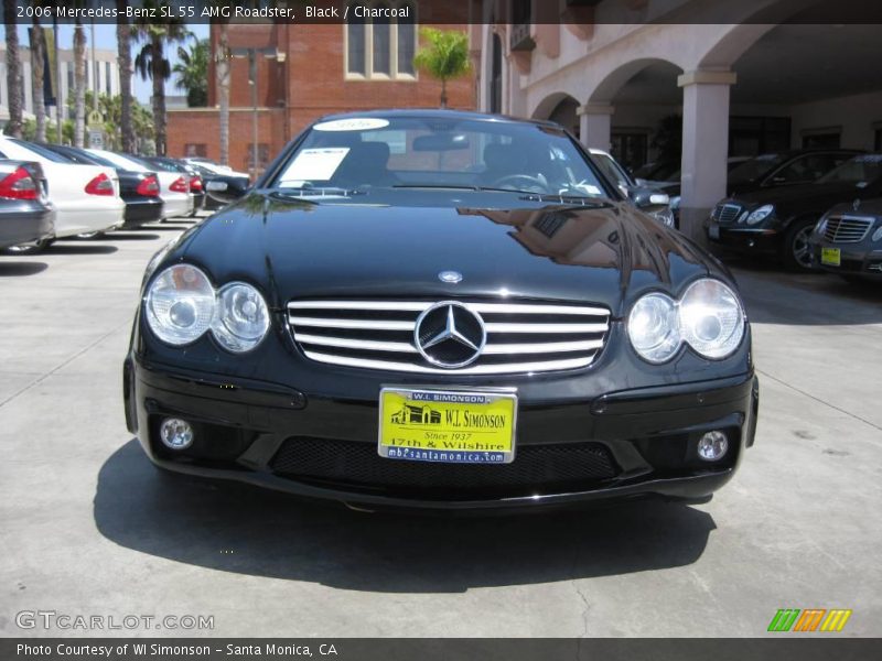 Black / Charcoal 2006 Mercedes-Benz SL 55 AMG Roadster