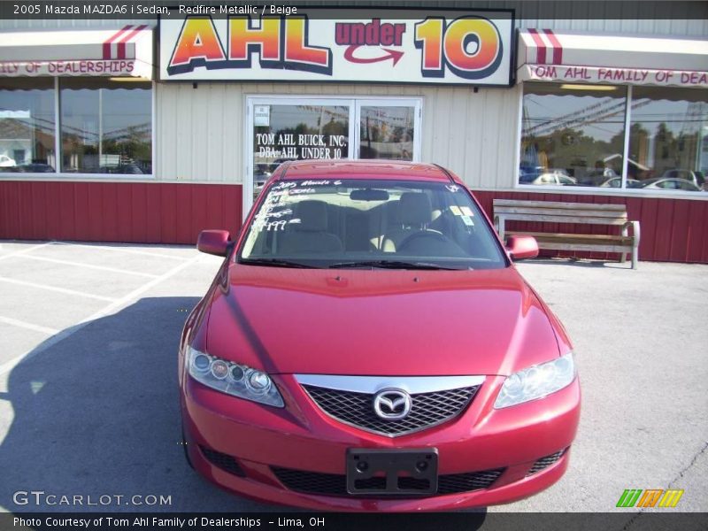 Redfire Metallic / Beige 2005 Mazda MAZDA6 i Sedan