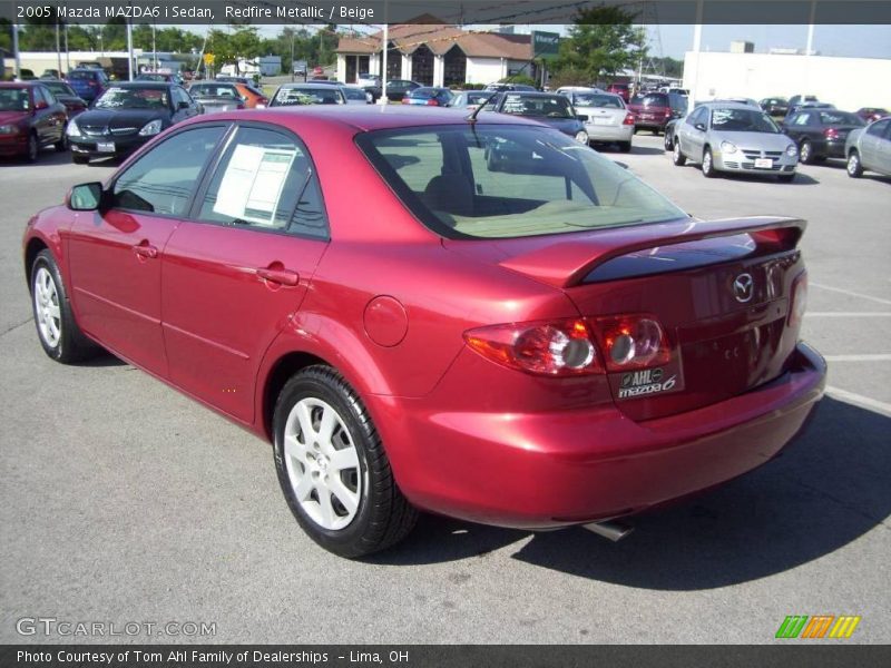 Redfire Metallic / Beige 2005 Mazda MAZDA6 i Sedan