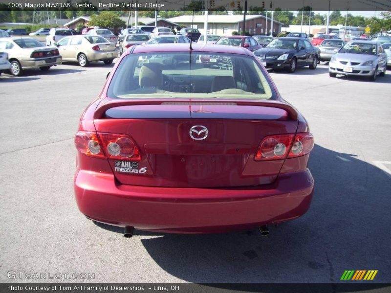 Redfire Metallic / Beige 2005 Mazda MAZDA6 i Sedan