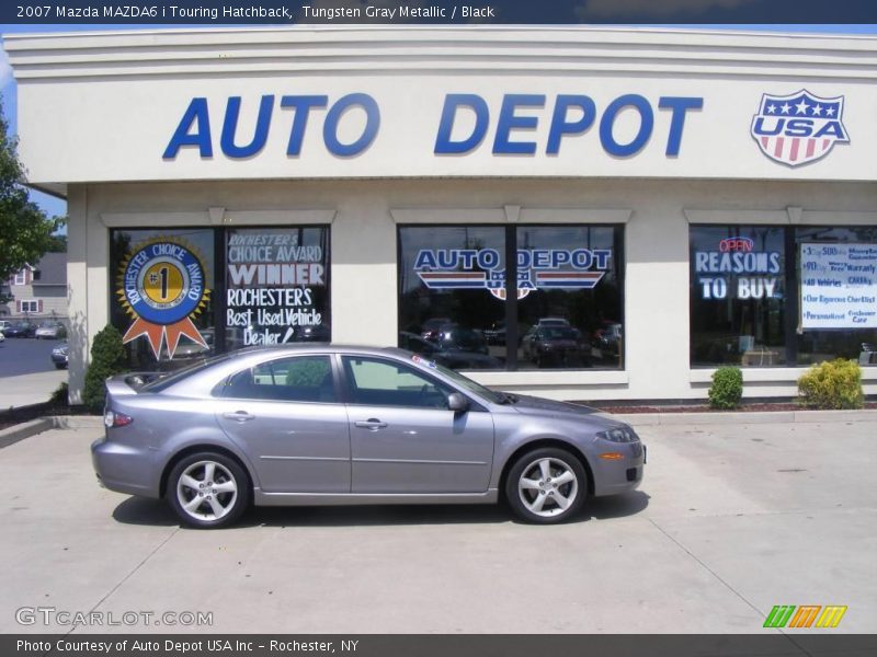 Tungsten Gray Metallic / Black 2007 Mazda MAZDA6 i Touring Hatchback