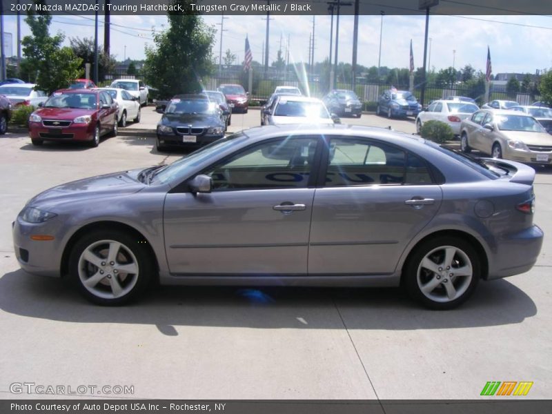 Tungsten Gray Metallic / Black 2007 Mazda MAZDA6 i Touring Hatchback