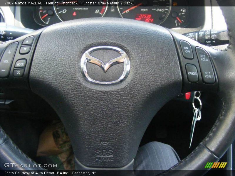 Tungsten Gray Metallic / Black 2007 Mazda MAZDA6 i Touring Hatchback