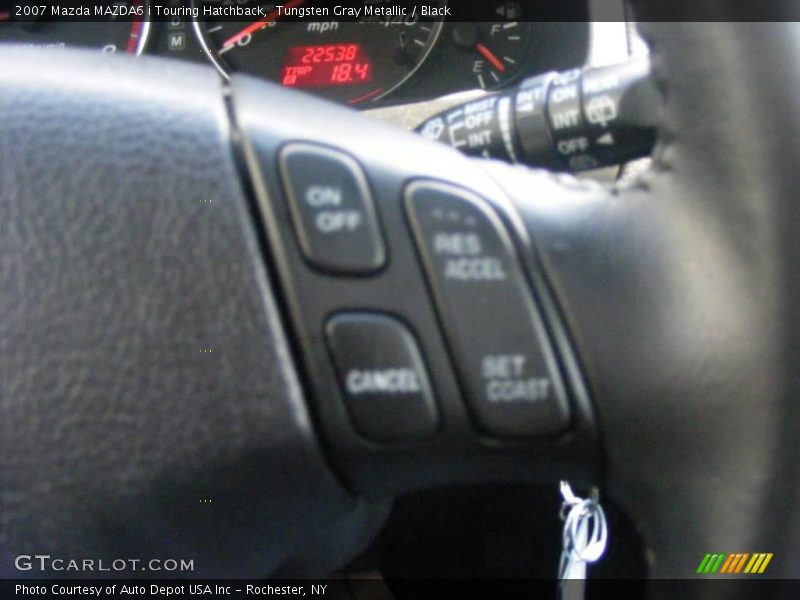 Tungsten Gray Metallic / Black 2007 Mazda MAZDA6 i Touring Hatchback