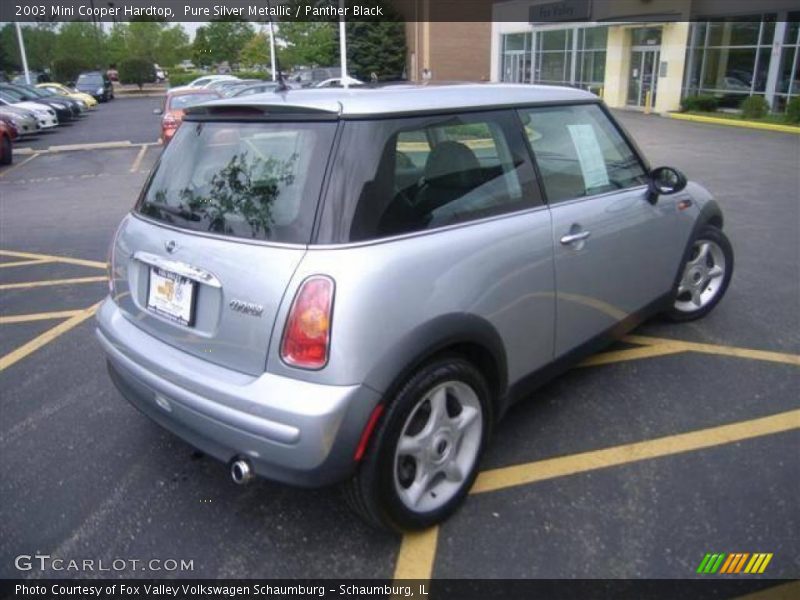 Pure Silver Metallic / Panther Black 2003 Mini Cooper Hardtop