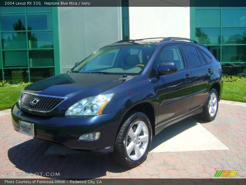 Neptune Blue Mica / Ivory 2004 Lexus RX 330