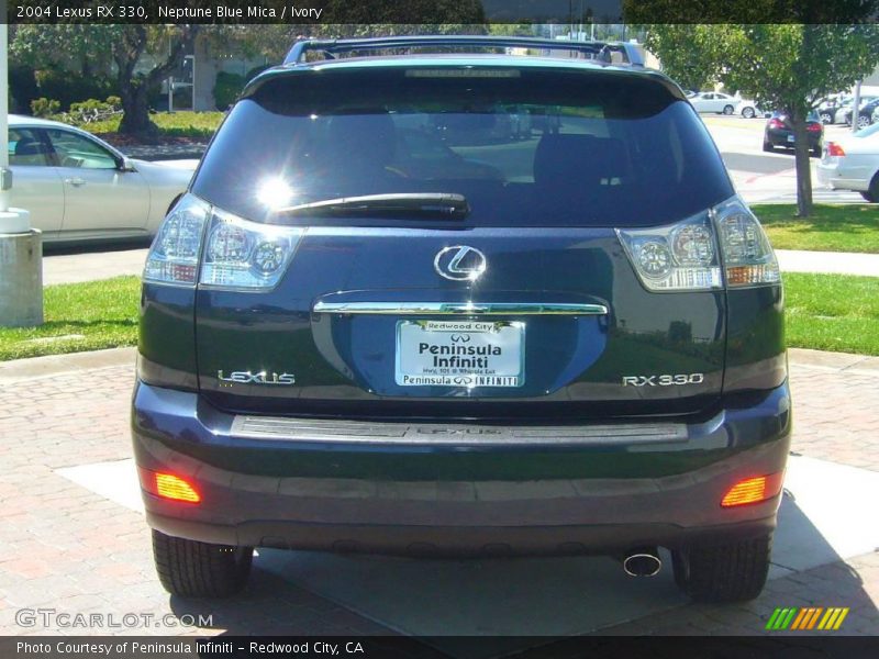 Neptune Blue Mica / Ivory 2004 Lexus RX 330