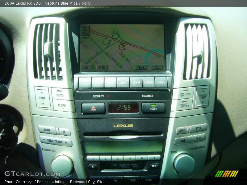 Neptune Blue Mica / Ivory 2004 Lexus RX 330