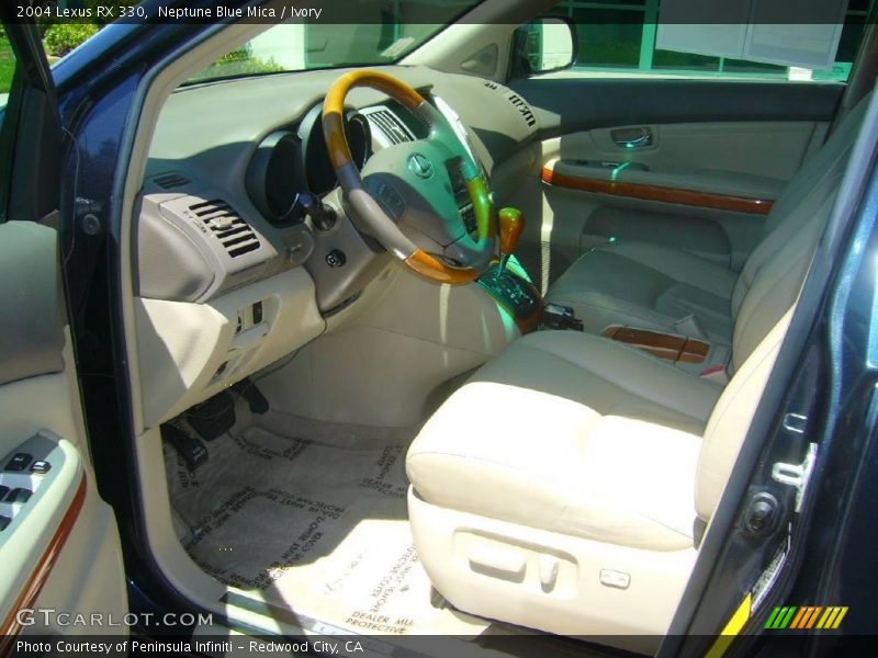 Neptune Blue Mica / Ivory 2004 Lexus RX 330