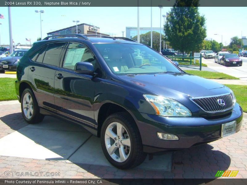 Neptune Blue Mica / Ivory 2004 Lexus RX 330