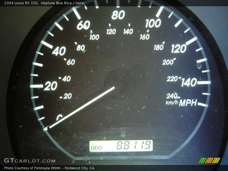 Neptune Blue Mica / Ivory 2004 Lexus RX 330