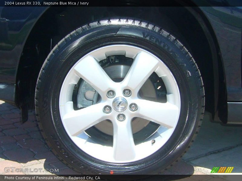 Neptune Blue Mica / Ivory 2004 Lexus RX 330