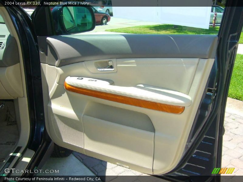 Neptune Blue Mica / Ivory 2004 Lexus RX 330