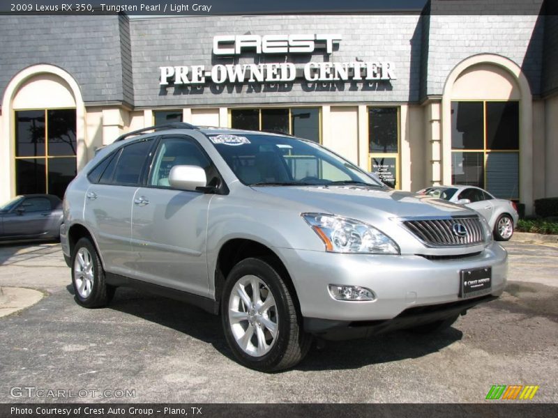 Tungsten Pearl / Light Gray 2009 Lexus RX 350