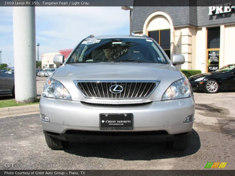 Tungsten Pearl / Light Gray 2009 Lexus RX 350