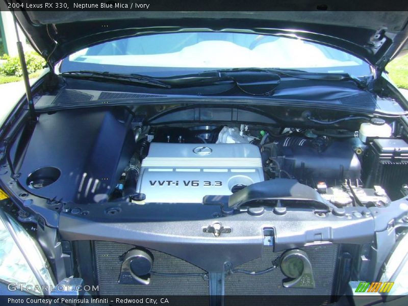 Neptune Blue Mica / Ivory 2004 Lexus RX 330
