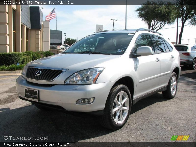 Tungsten Pearl / Light Gray 2009 Lexus RX 350