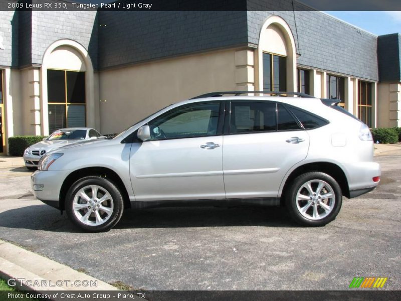 Tungsten Pearl / Light Gray 2009 Lexus RX 350