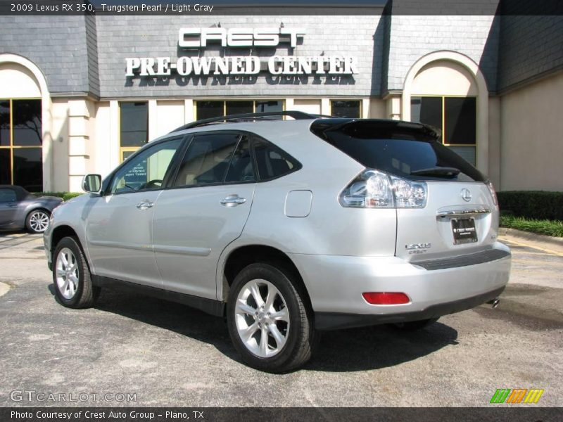 Tungsten Pearl / Light Gray 2009 Lexus RX 350