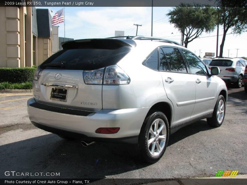 Tungsten Pearl / Light Gray 2009 Lexus RX 350