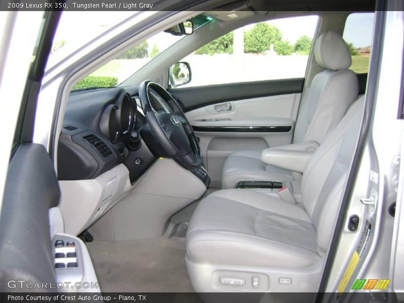 Tungsten Pearl / Light Gray 2009 Lexus RX 350