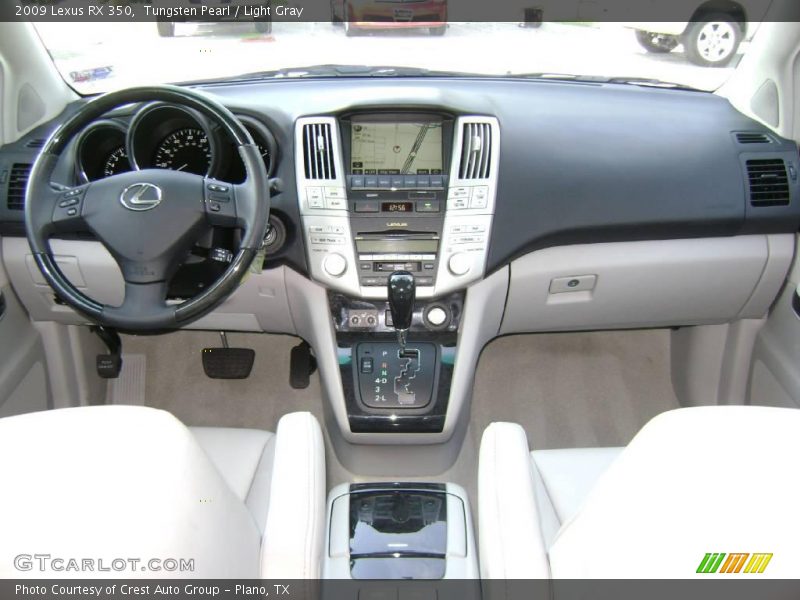 Tungsten Pearl / Light Gray 2009 Lexus RX 350