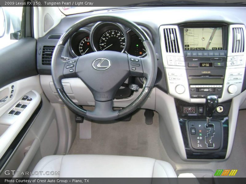 Tungsten Pearl / Light Gray 2009 Lexus RX 350